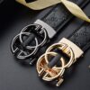 Women's luxury belt - automatic belt buckle design G high quality - Imagen 2