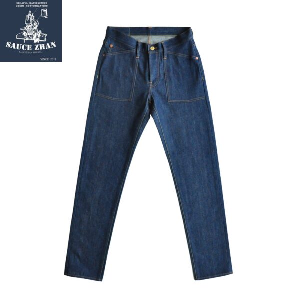 Sauce Origin Selvedge denim Jeans Mens Jeans Plant blue - Image 5