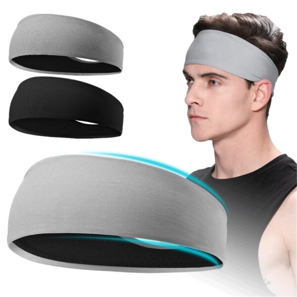 Sweatband for Men & Women Elastic Sport - Image 2